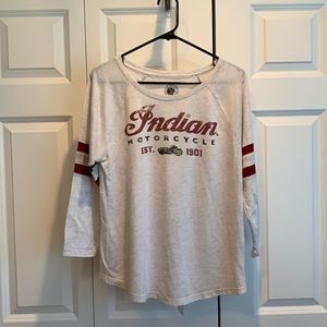Indian Motorcycle Quarter Sleeve Tee